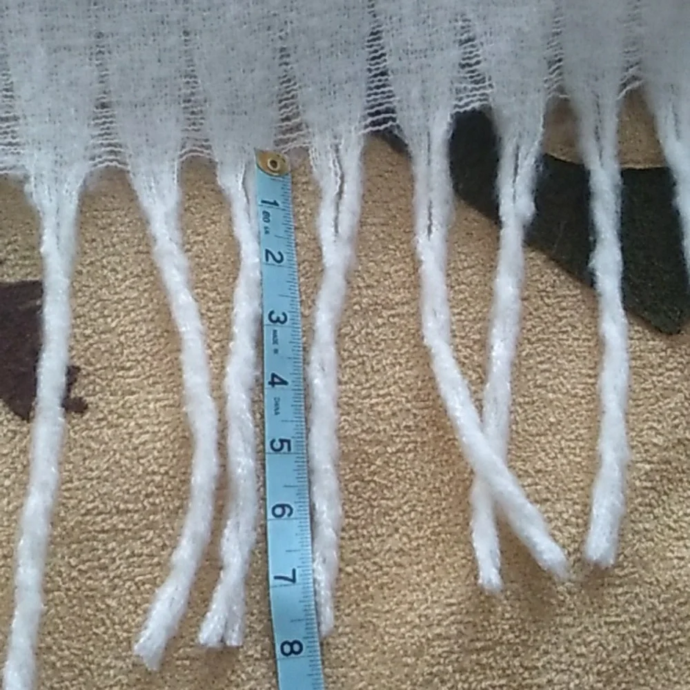 ⚜️ WINTER WHITE INFINITY LOFTY SHAWL SCARF EXQUISITELY SOFT & HUGE